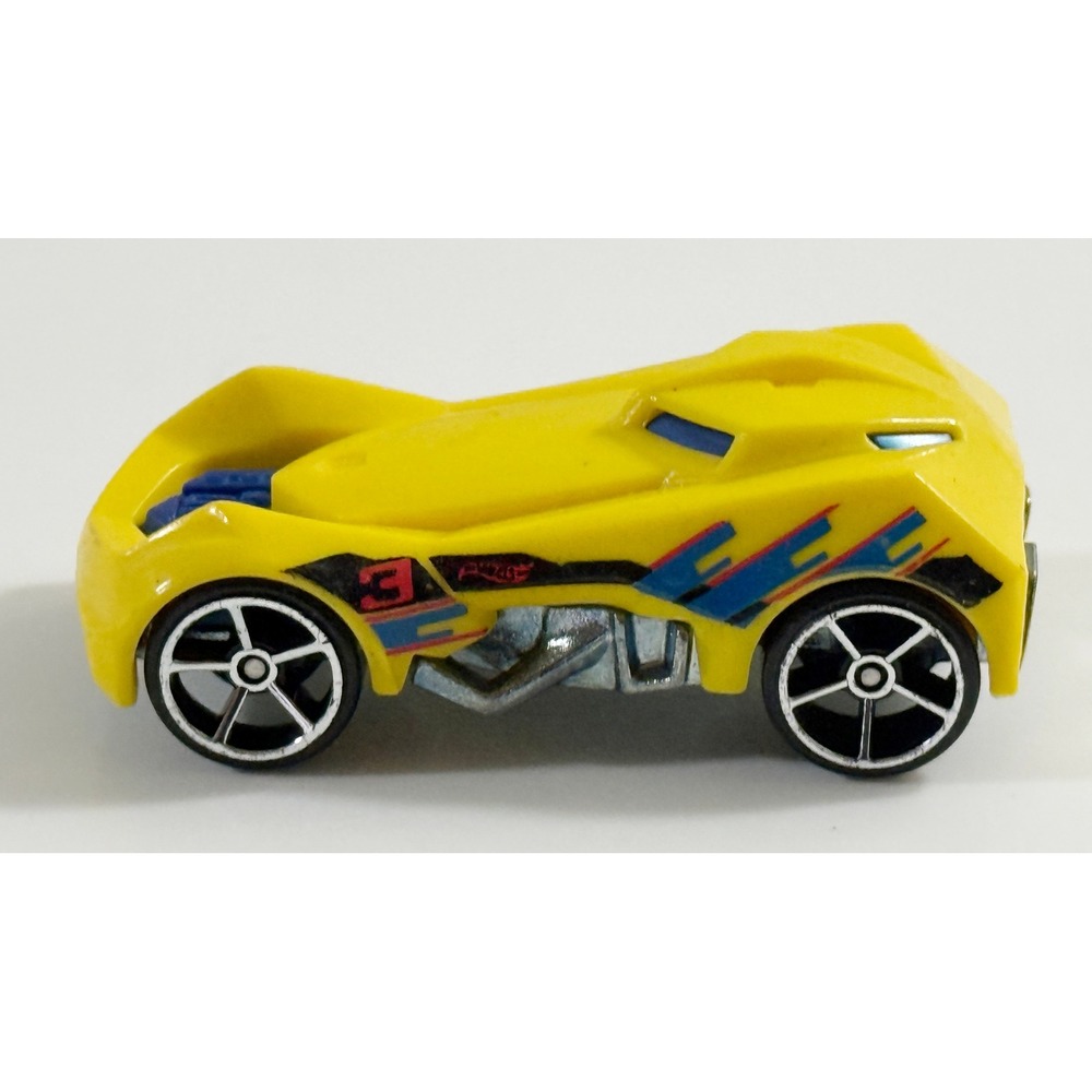 Hot Wheels RD-03 Toy Car Kids 1:64 Yellow Blue Red Racing Decals 2014